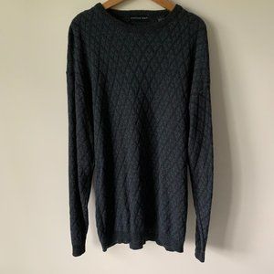 Northern Isle Loose Diamond Knit Sweater